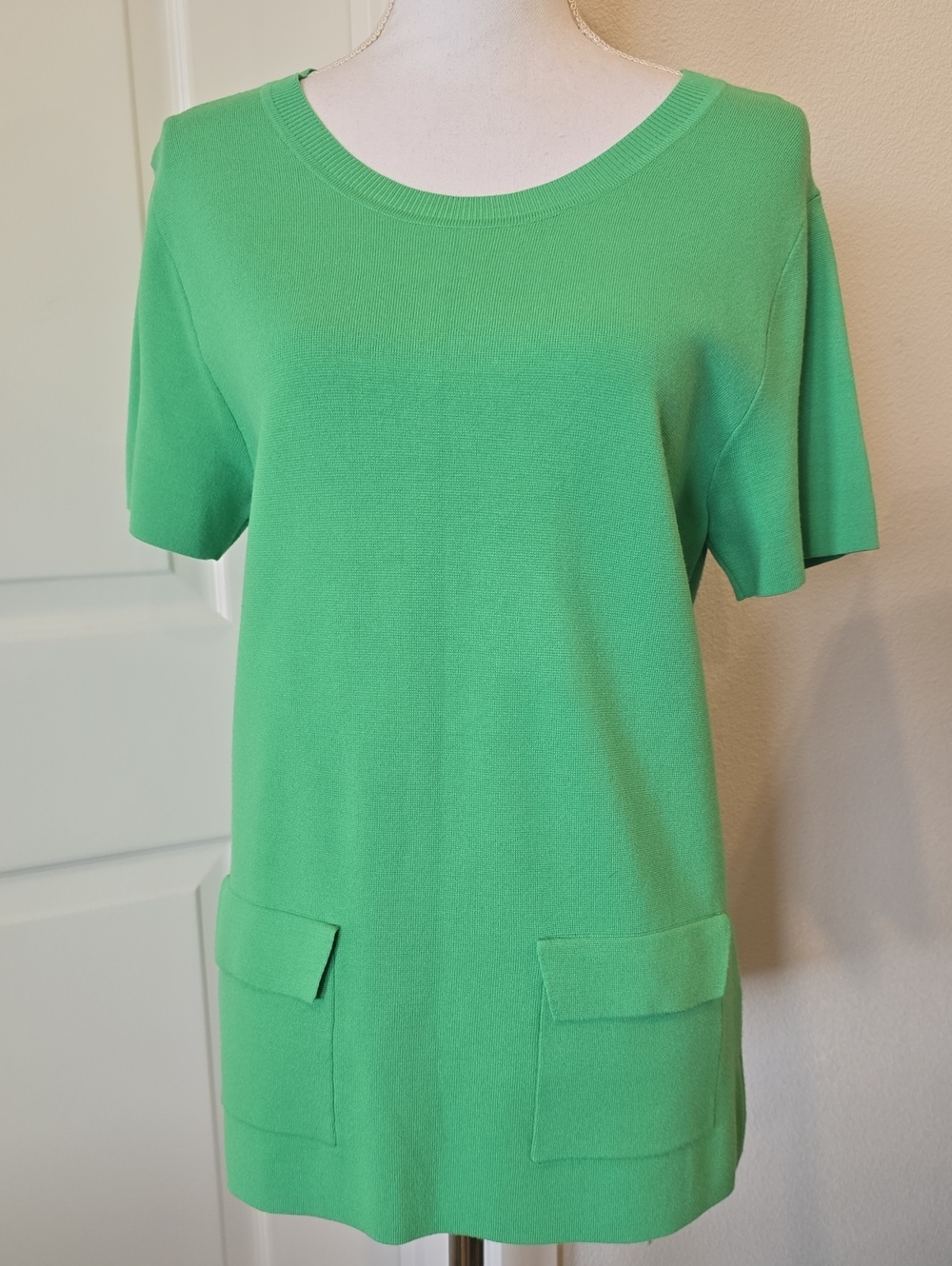 Banana Republic Green Knit Top Tunic L
